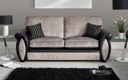Maddie Fabric 3 Seater Standard Back Sofa