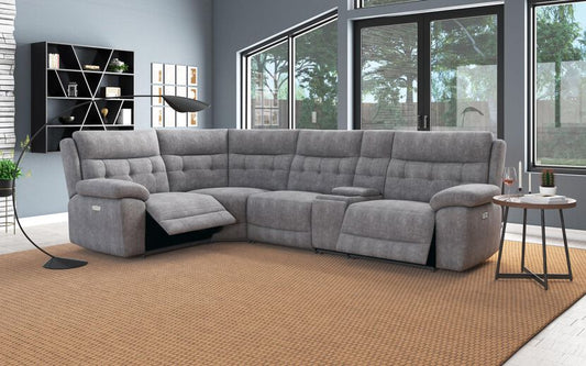 Belford 1 Corner 3 Power Recliner with Media Console